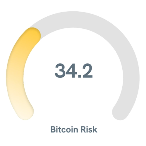 The image displays the simplicity of our risk gauge.