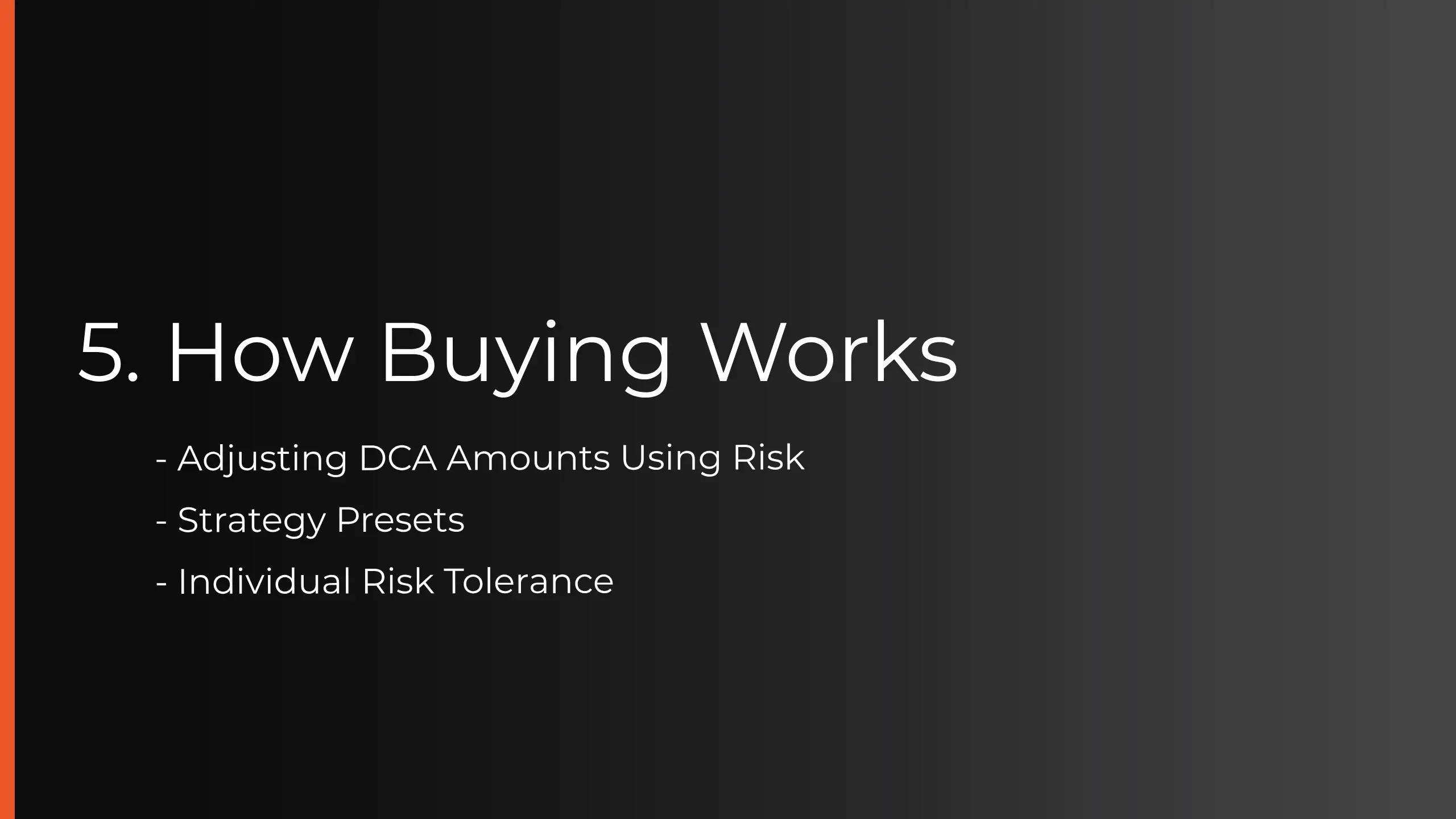 How Buying Works Using Risk